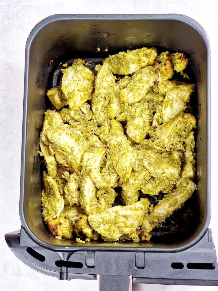 Air Fryer Chicken Pesto - Liana's Kitchen