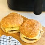 air fryer frozen burgers
