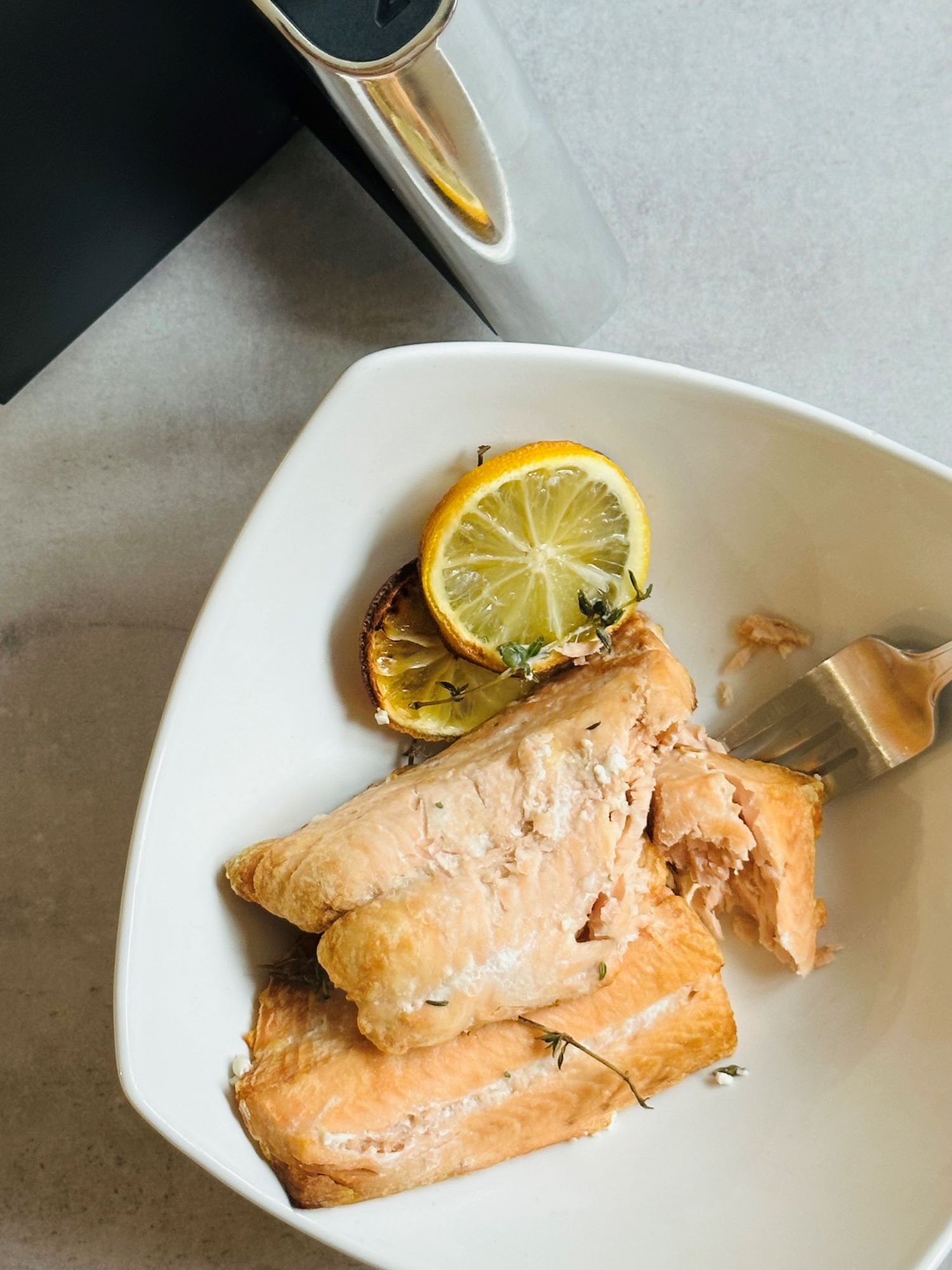 Quick And Easy Air Fryer Frozen Salmon - Liana's Kitchen