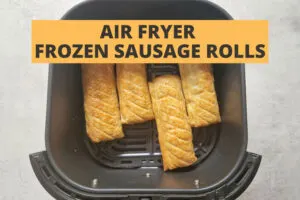 air fryer frozen sausage rolls