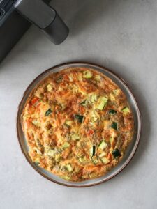 Air Fryer Mediterranean Style Omelette (Frittata)