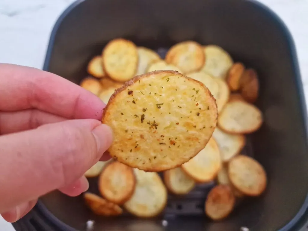 air fryer potato slices