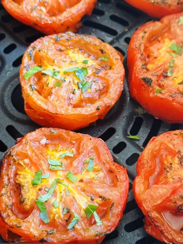 air fryer roasted tomatoes recipe