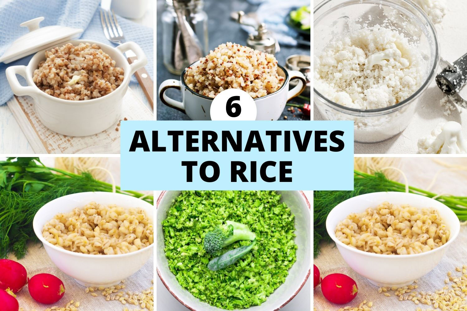 6 alternatives to rice