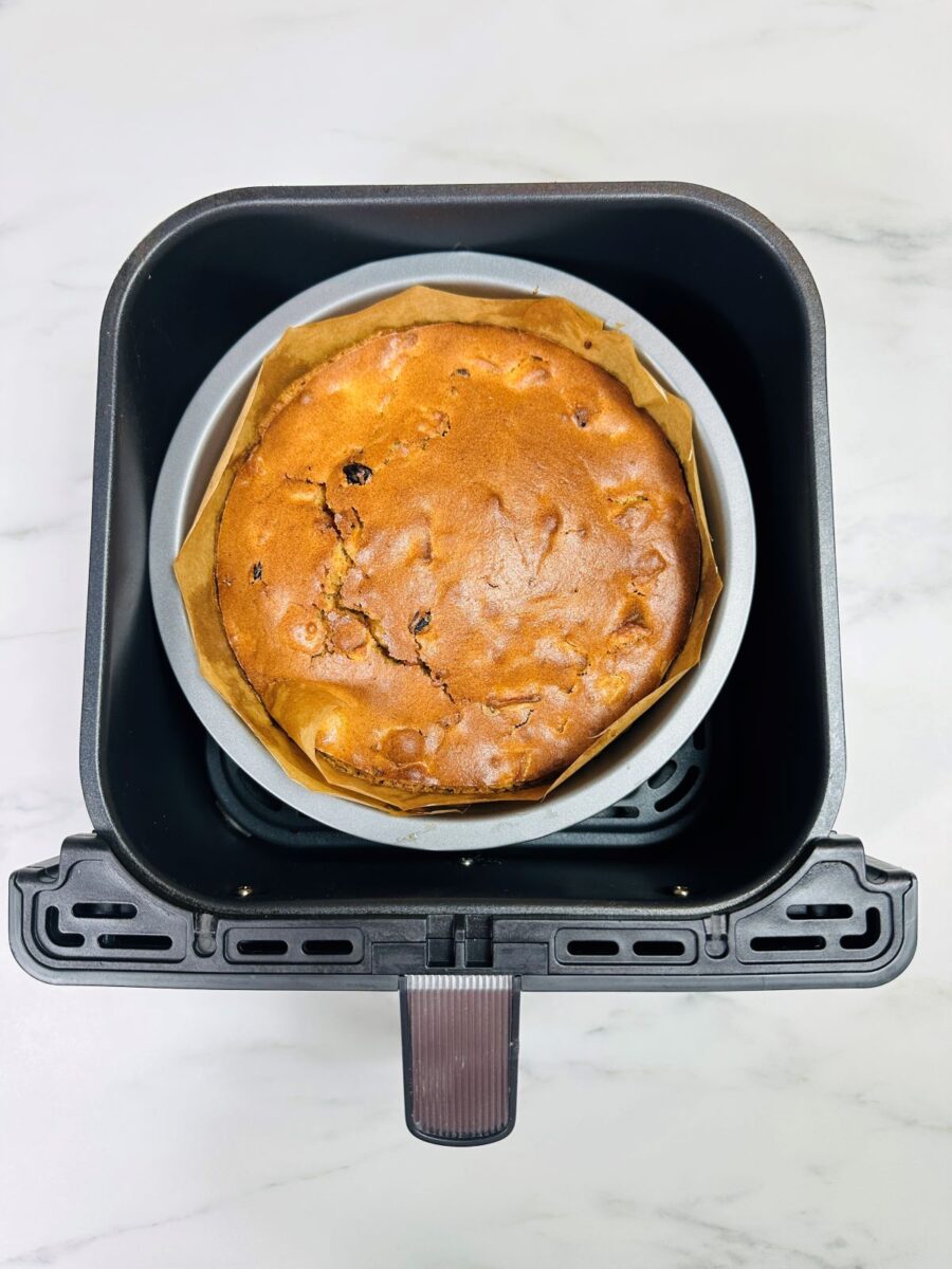 Easy Step By Step Air Fryer Apple Cake - Liana's Kitchen