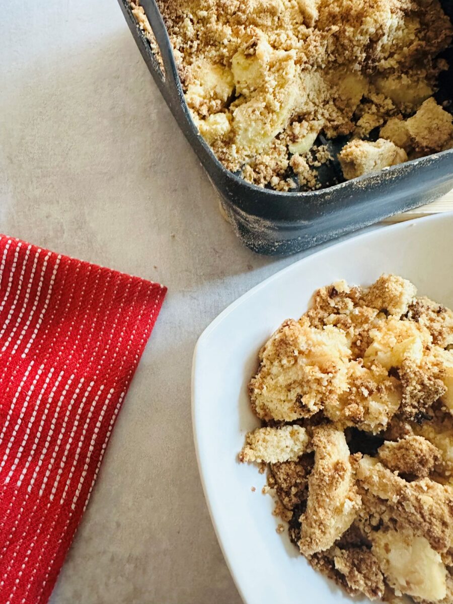 Air Fryer Apple Crumble Liana's Kitchen