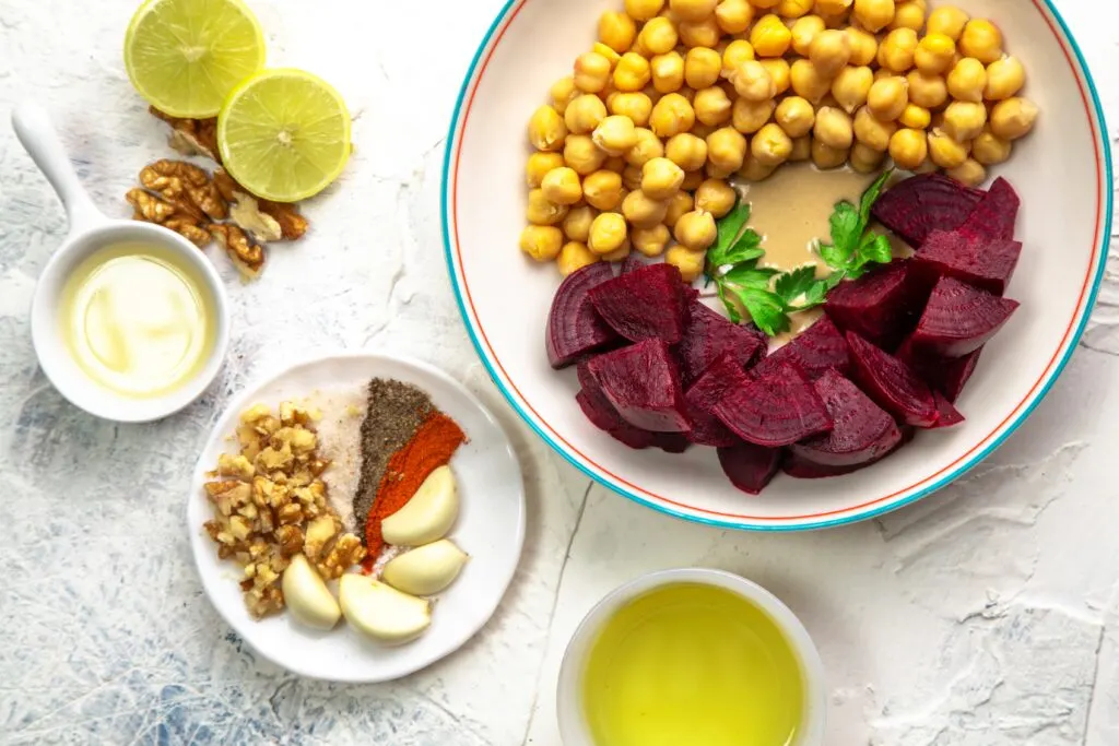 beetroot hummus ingredients