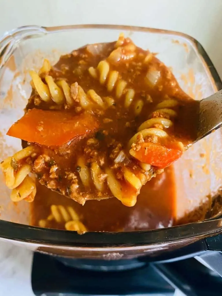 bolognese pasta soup