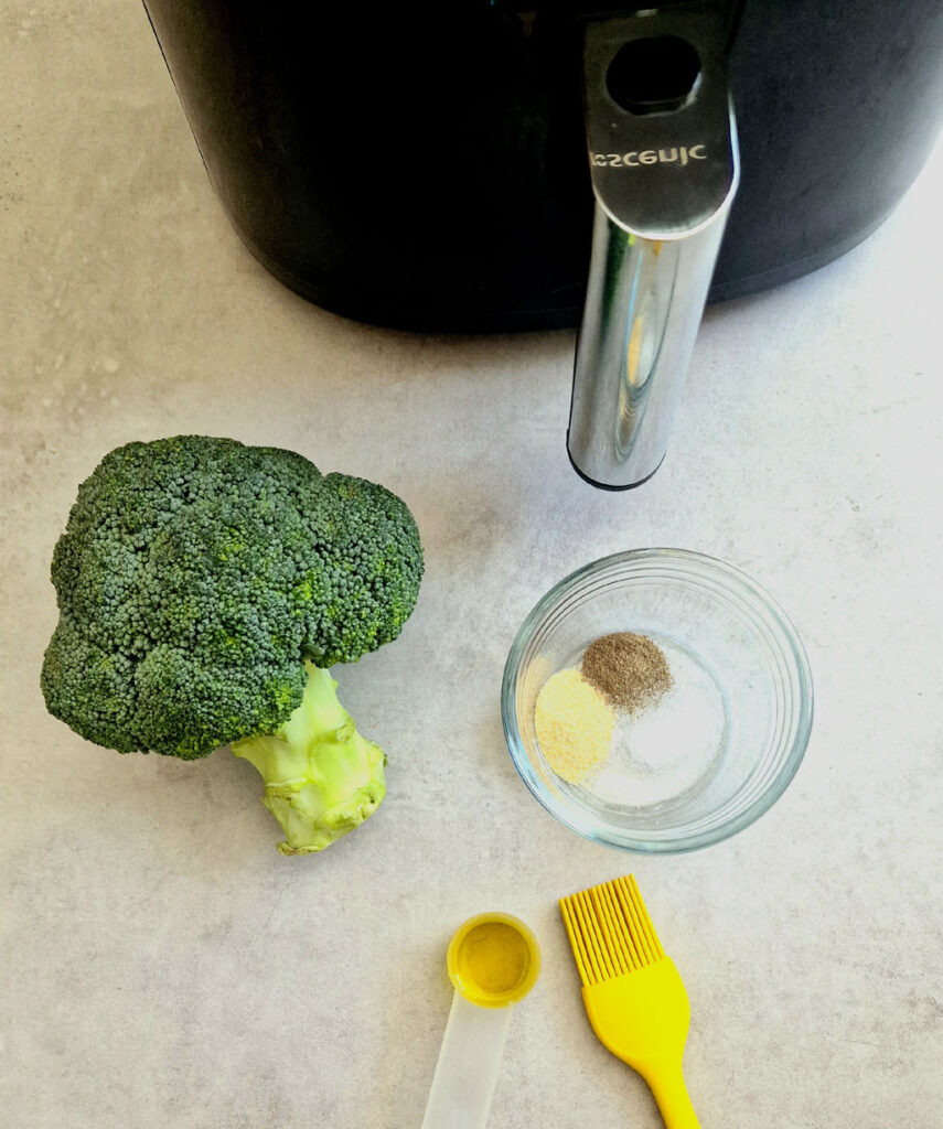 ingredients for air fryer broccoli