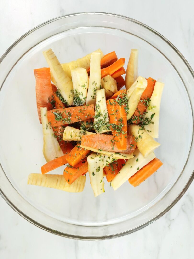 Perfectly Crispy Air Fryer Carrots and Parsnips Liana's Kitchen