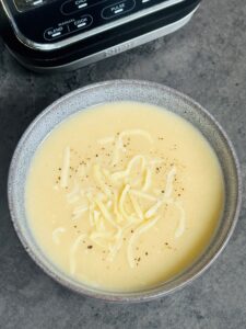 cauliflower cheese soup in a soup maker