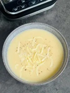 cauliflower cheese soup in a soup maker