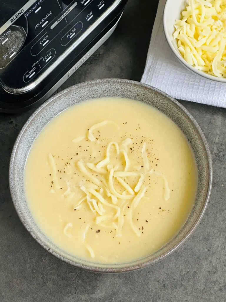 caulifower cheese soup maker soup