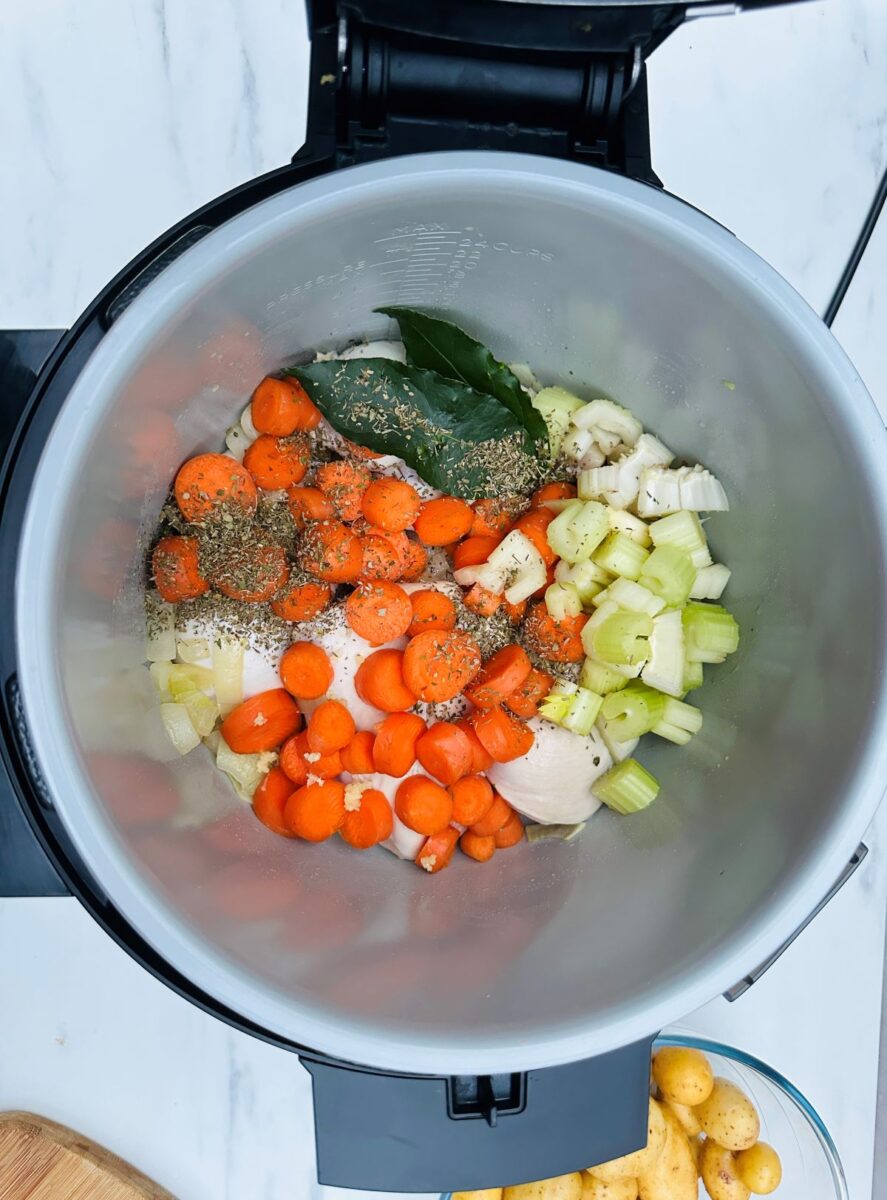 Quick Chicken Casserole in the Ninja Foodi Step By Step Liana's Kitchen