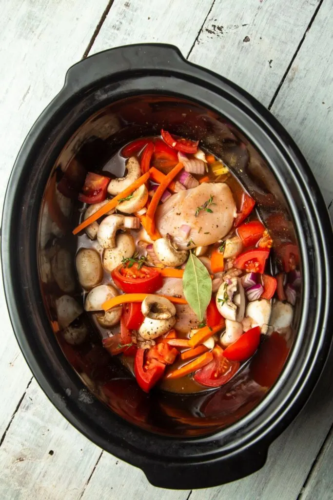 Slow Cooker Chicken Chasseur Liana s Kitchen