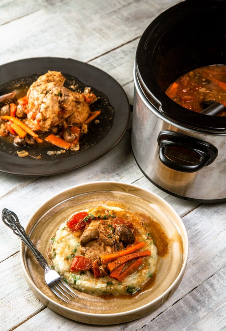Slow Cooker Chicken Chasseur Liana's Kitchen