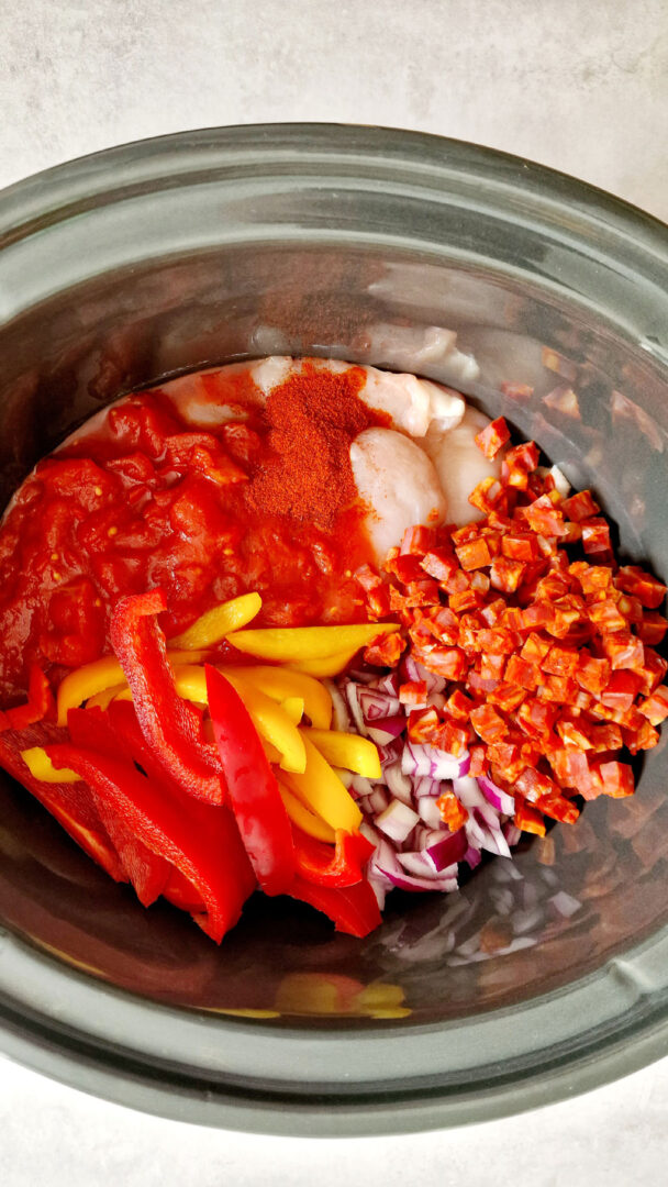 Slow Cooker Chicken and Chorizo - Liana's Kitchen