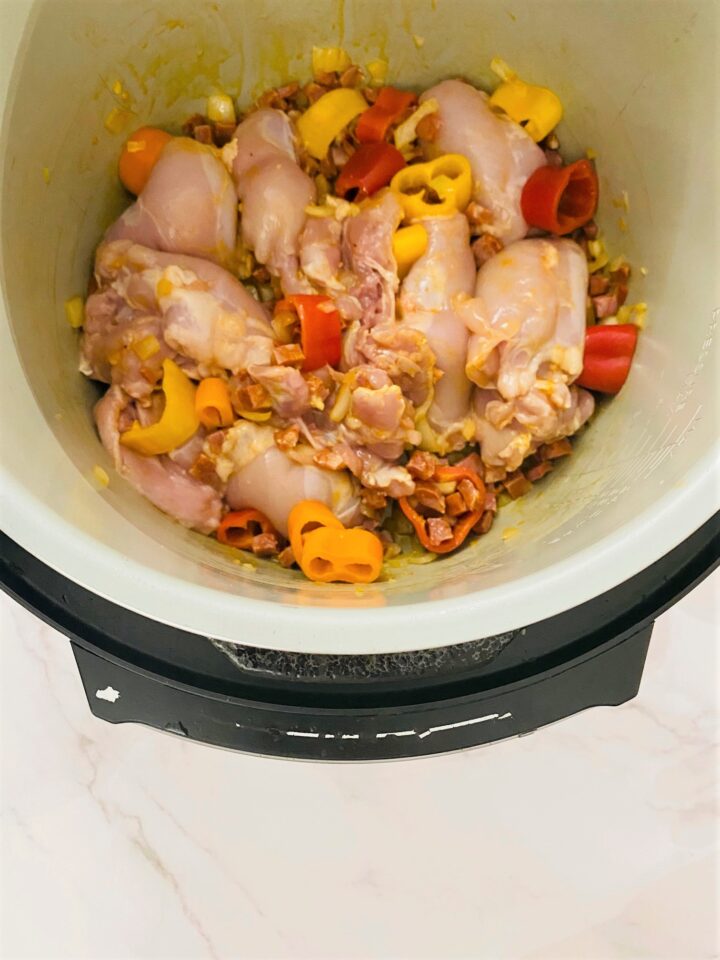 Ninja Foodi Chicken and Chorizo Stew (Pressure Cooker) Liana's Kitchen
