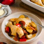 chicken and chorizo tray bake