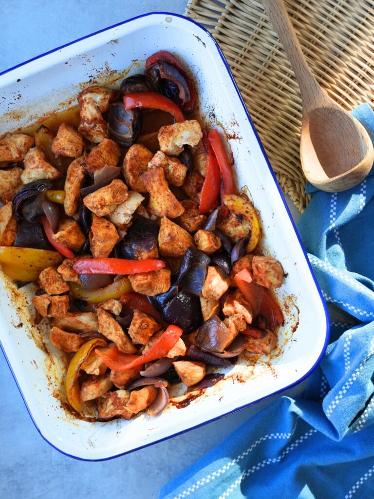 Chicken Fajita Traybake