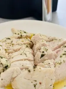 Air Fryer Chicken Breast in Garlic Butter