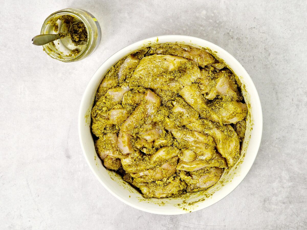 Air Fryer Chicken Pesto Liana's Kitchen