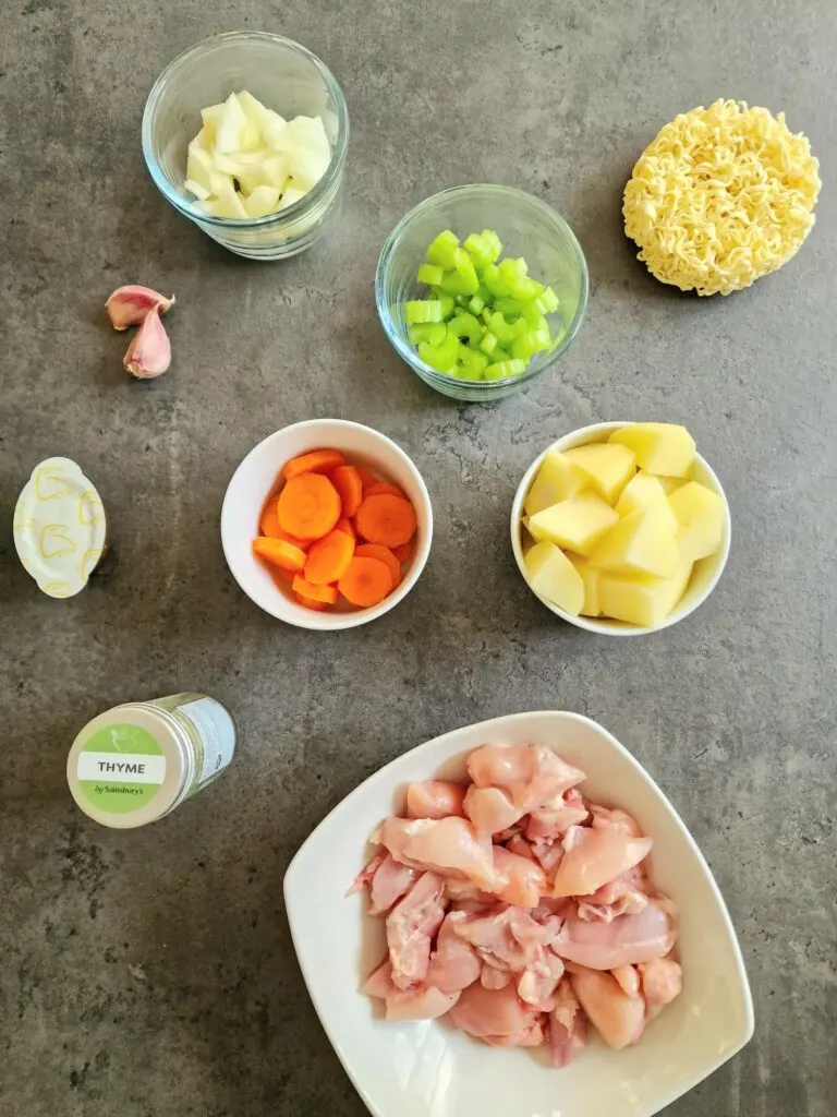 chicken noodle soup ingredients for soup maker