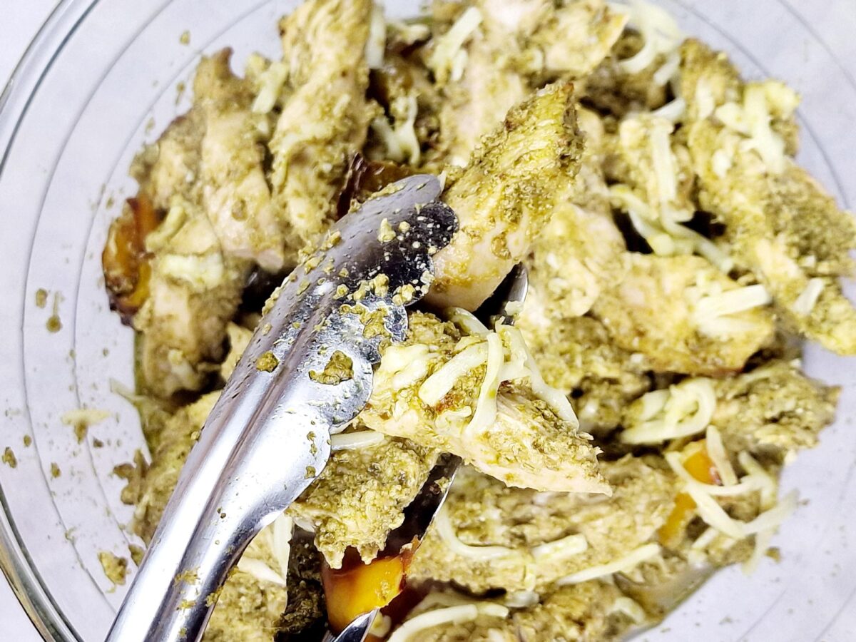 Air Fryer Chicken Pesto Liana's Kitchen