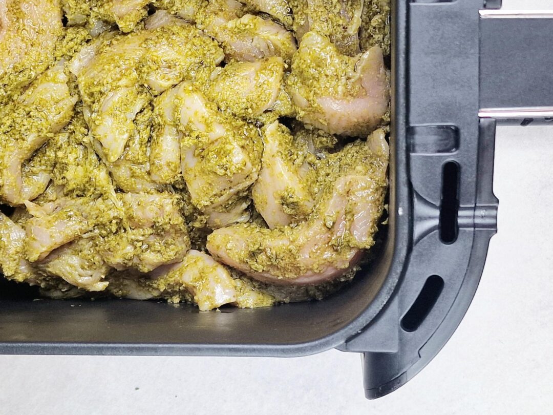 Air Fryer Chicken Pesto Liana's Kitchen
