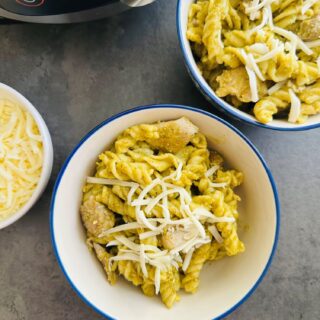 chicken pesto pasta in a Ninja Foodi