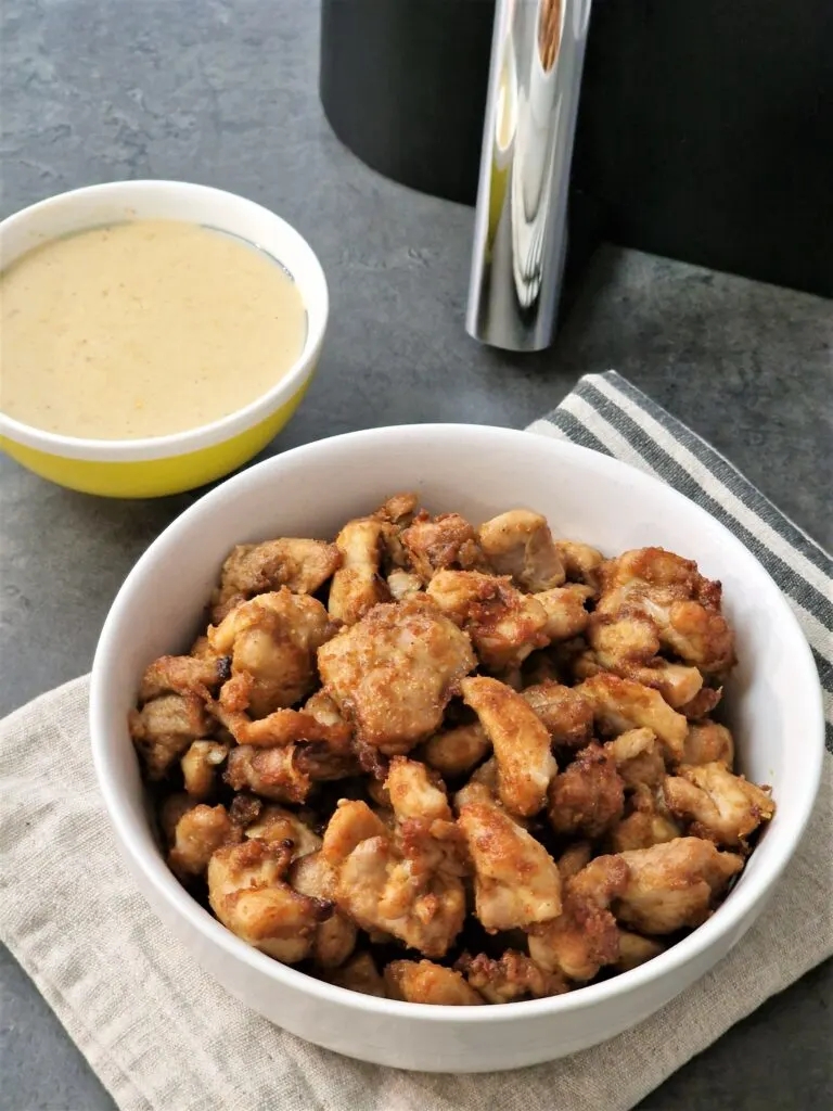 chicken satay in an air fryer