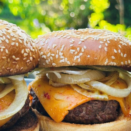 chilli beef burgers