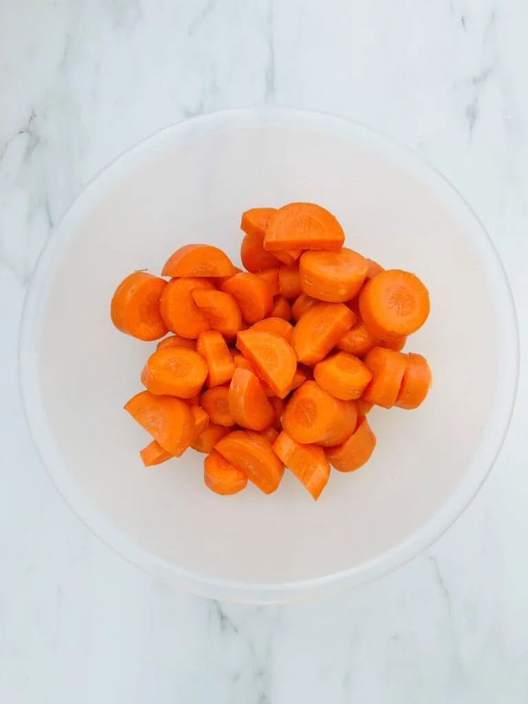 chopped carrots