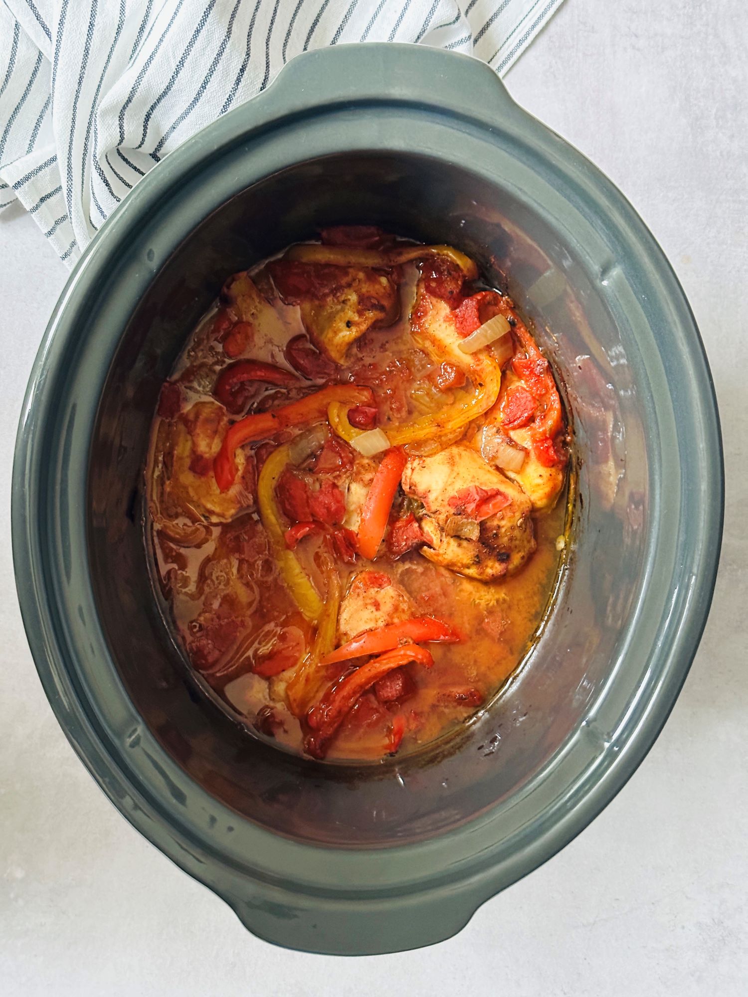 Slow Cooker Cajun Chicken Casserole Liana's Kitchen