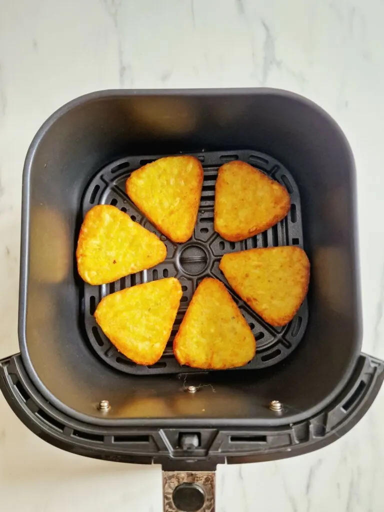 cooked hash browns air fryer