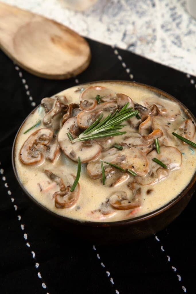 creamy mushroom sauce