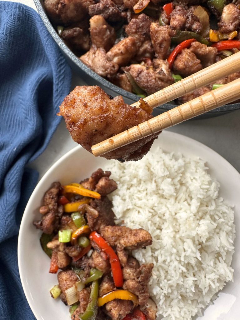 Salt and Pepper Chicken Stir Fry