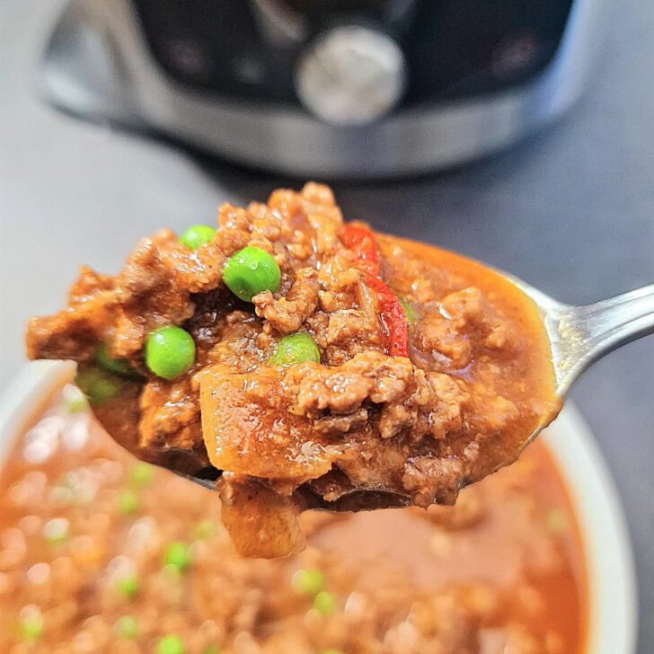 Ninja Foodi Curried Mince Liana's Kitchen