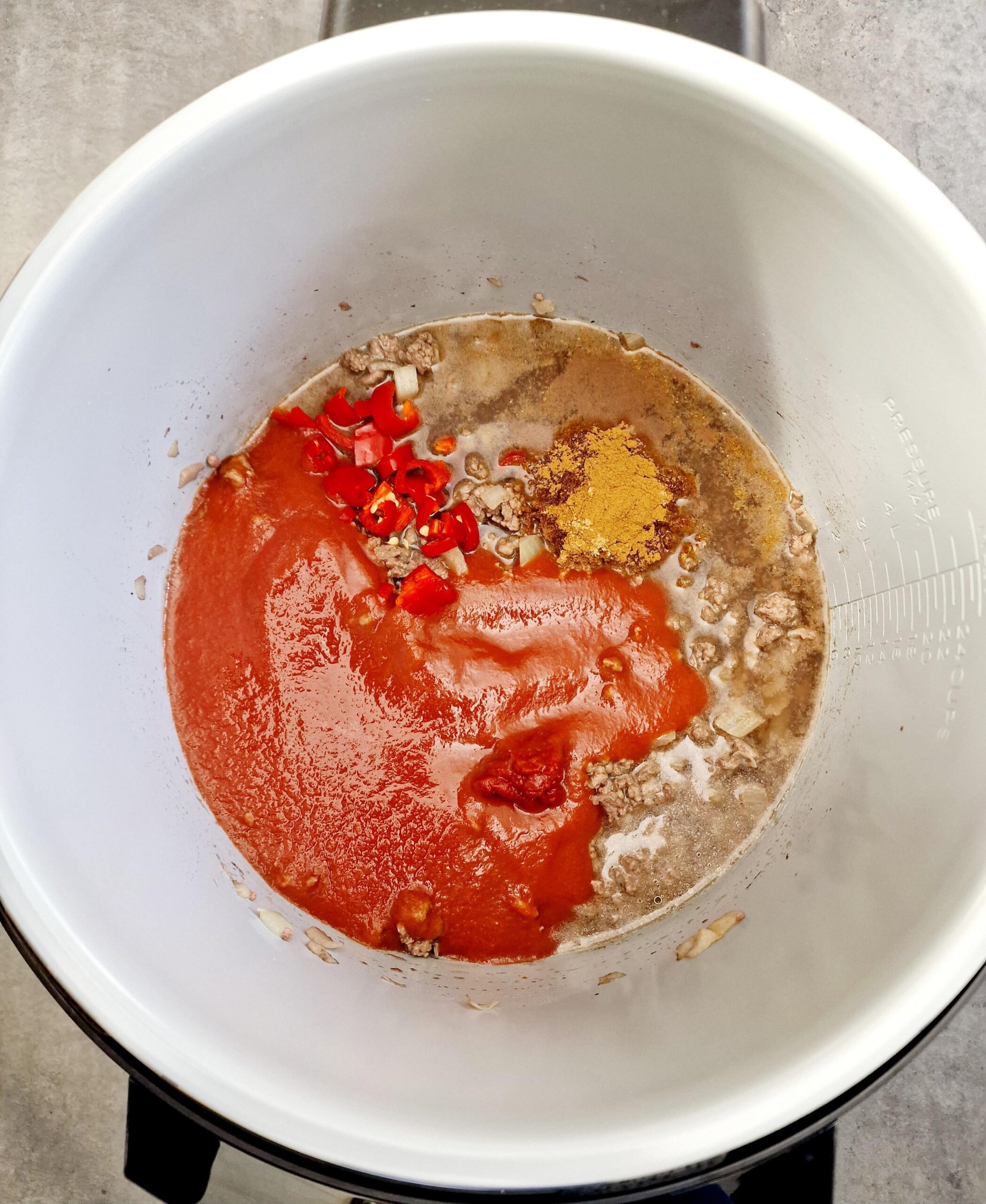 Ninja Foodi Curried Mince Liana's Kitchen