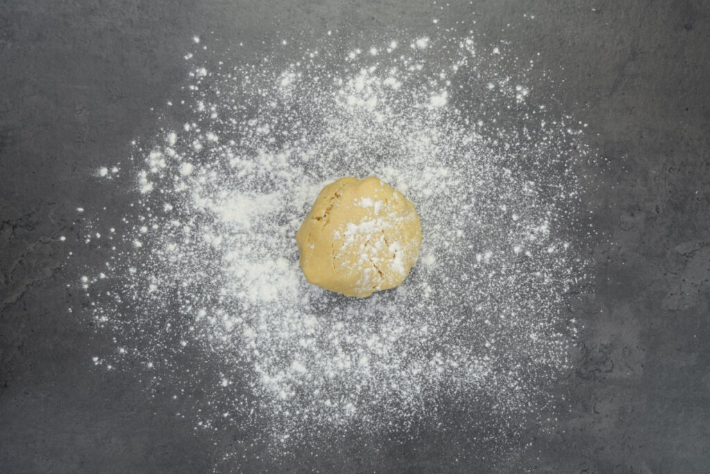dough on well floured work surface
