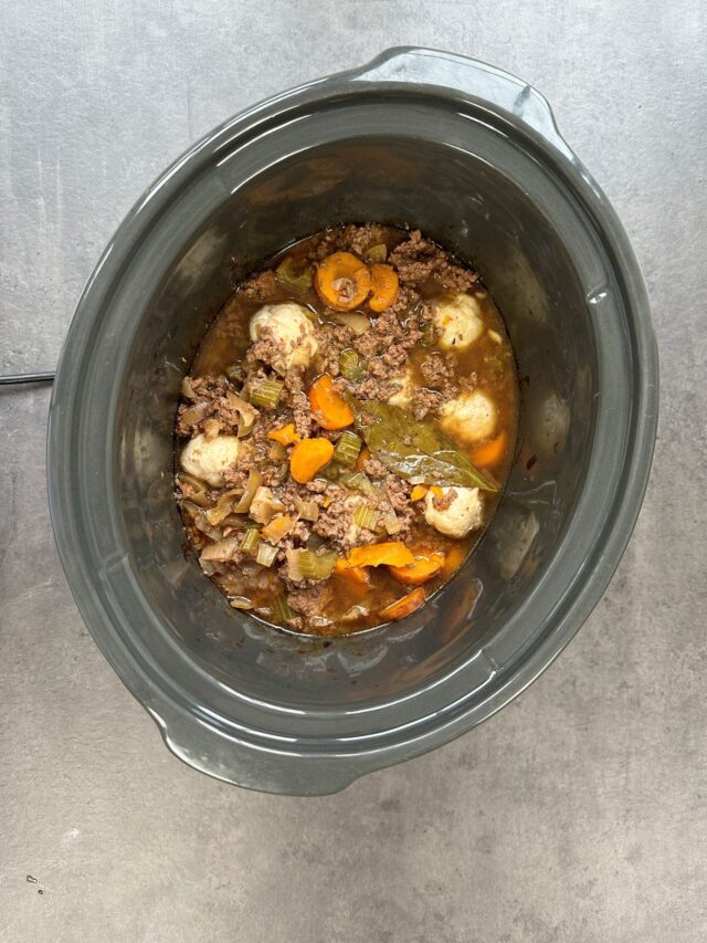 Slow Cooker Mince and Dumplings The Ultimate Comfort Food Liana's Kitchen