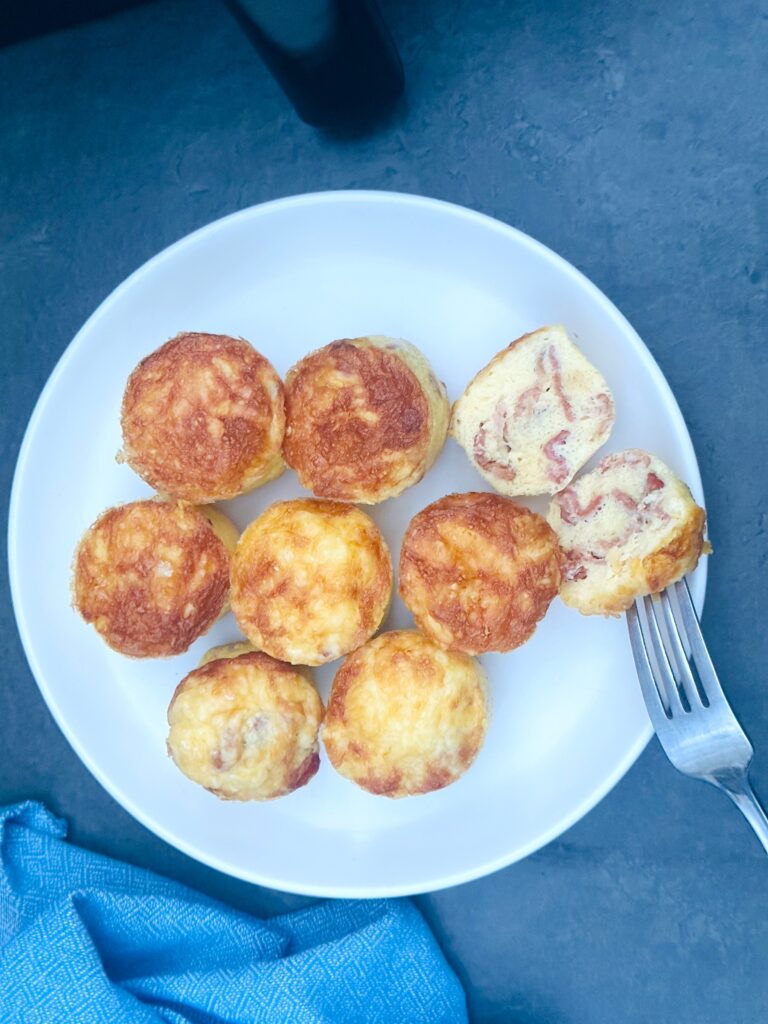 egg and bacon bites in air fryer