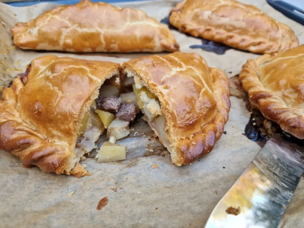 Finished cornish pasty