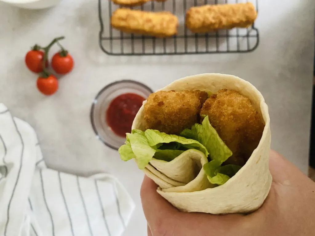 fish finger wrap