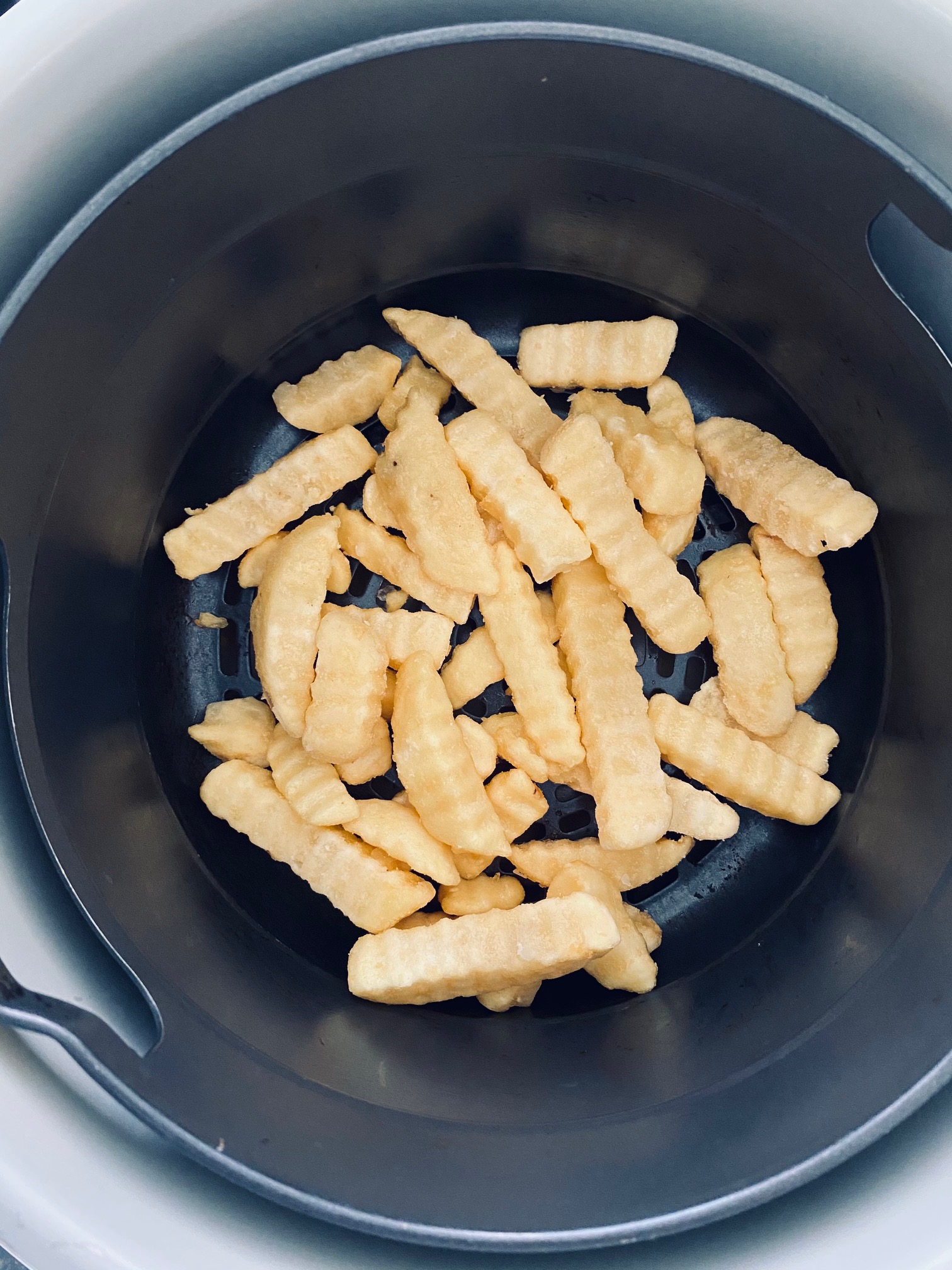frozen chips in Ninja air fryer basket