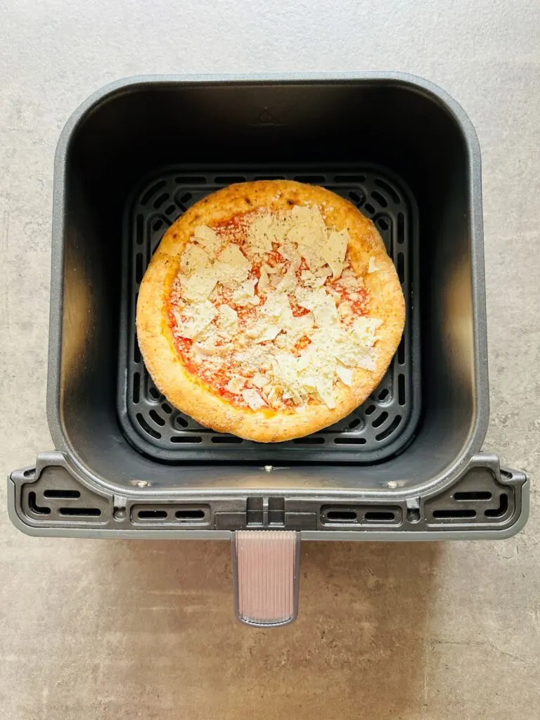 frozen pizza in air fryer basket