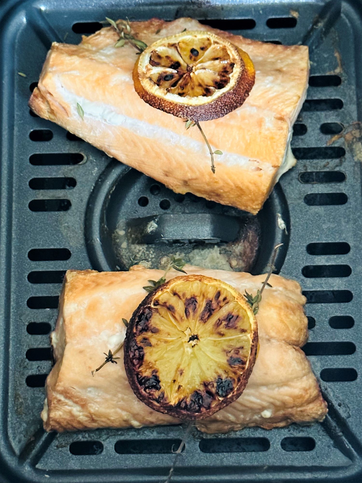 Quick And Easy Air Fryer Frozen Salmon - Liana's Kitchen