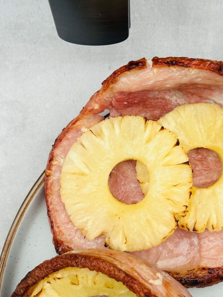 Air Fryer Gammon Steak Enjoy With Pineapple or Fried Egg! Liana's