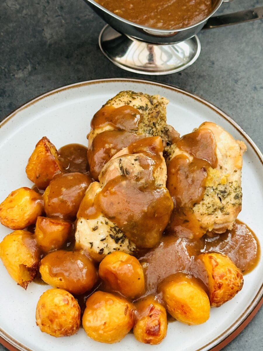 Slow Cooker Garlic Chicken - Liana's Kitchen