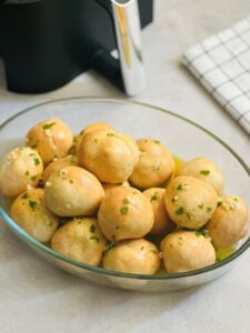 Air Fryer Garlic Dough Balls
